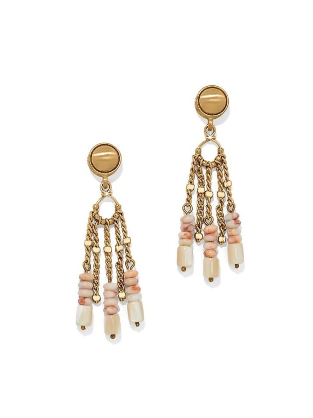Brighton Contempo Nuevo Rosado Fringe Post Earrings $108 JA0215